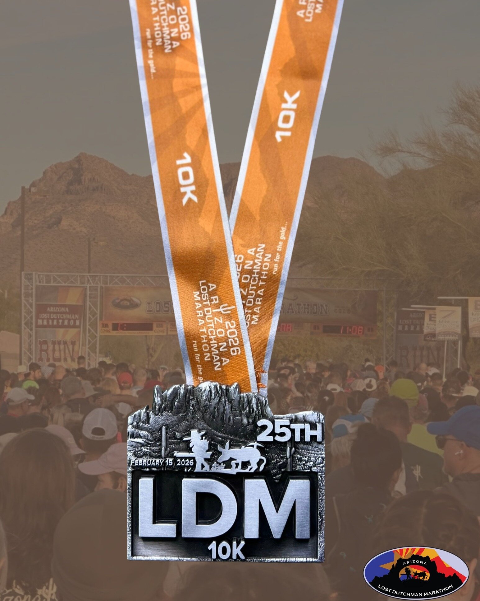 10K race with Superstition Mountain views